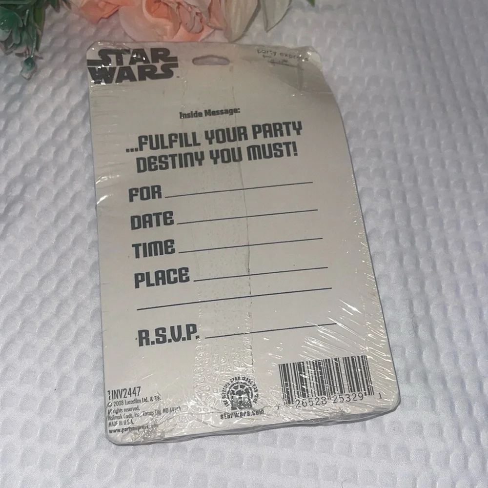 Star Wars Invitation Cards